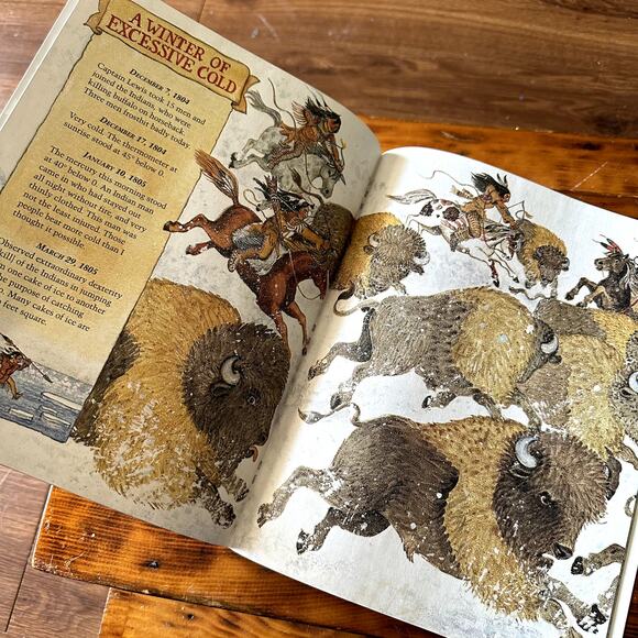 Vintage 1998 How We Crossed The West The Adventures Of Lewis & Clark Book - Picture 8 of 12